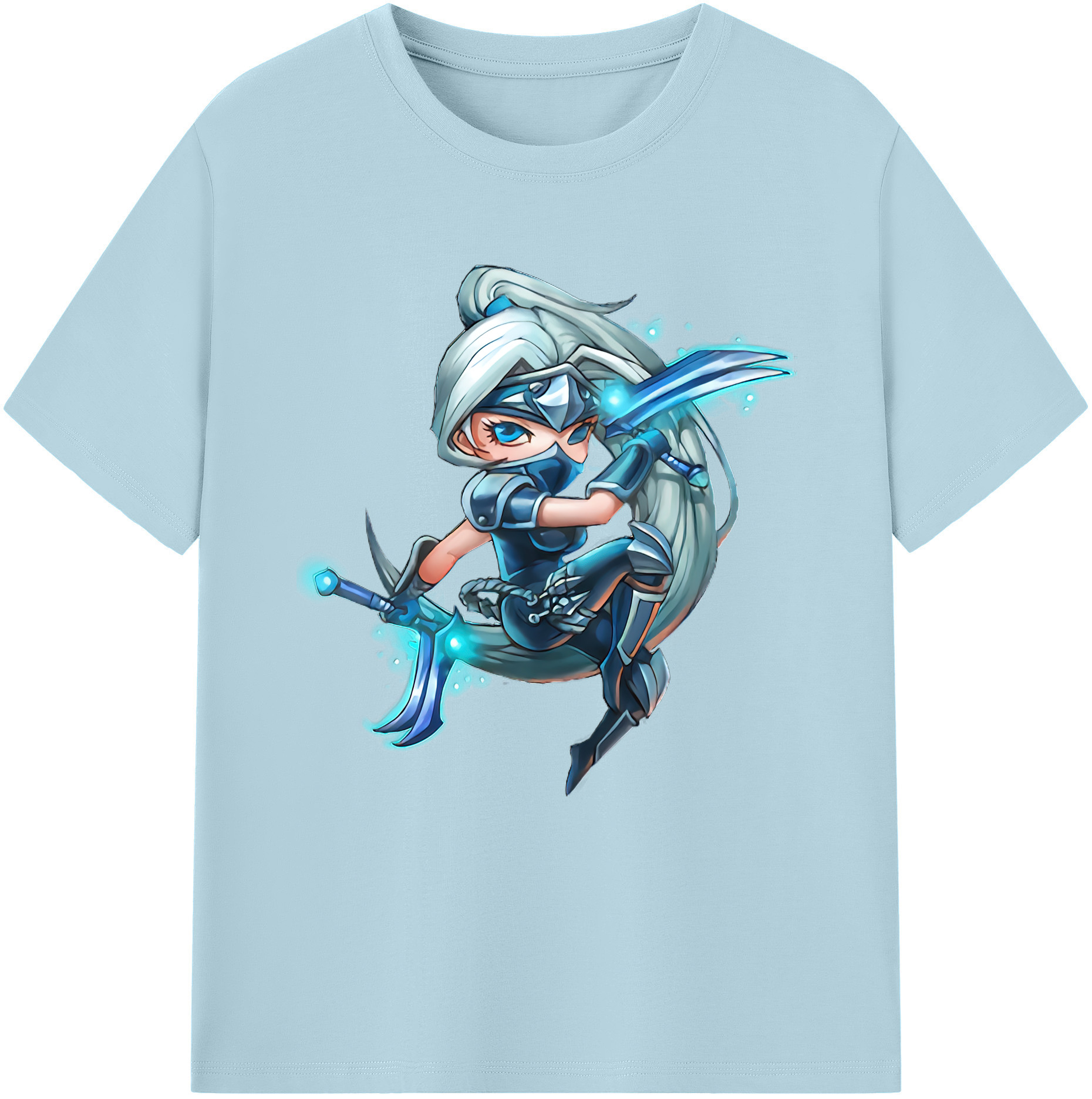 リーグ・オブ・レジェンド League of Legends LOL 綿100％半袖Tシャツ（フロントプリント）